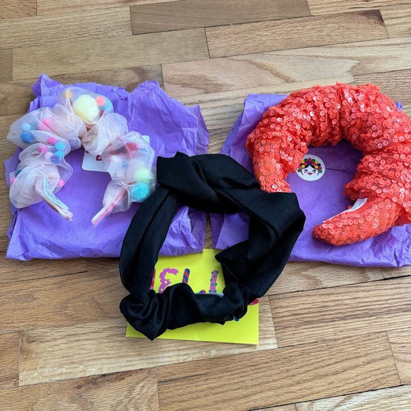 NWT Linen knotted headwrap headband black slow fashion Canadian maker new - Picture 9 of 9